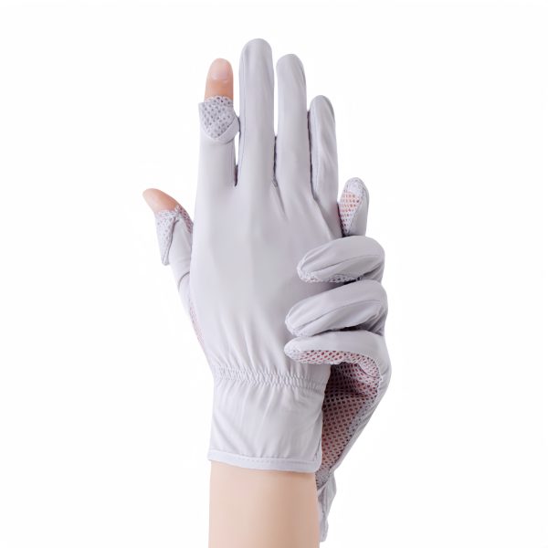 2pcs Nylon Driving Gloves - Casual Style, Fingerless Design For Outdoor Activities & Etiquette