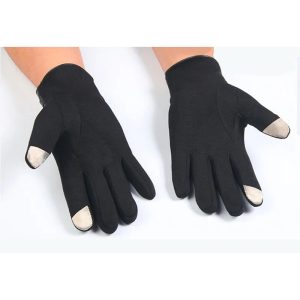 Men's Touchscreen-Compatible Winter Gloves - Warm, Lightweight Velvet Lining for Cycling & Driving