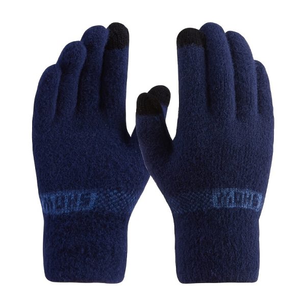 Men's Winter Gloves For Cycling, Thick Windproof Knit Thermal Gloves