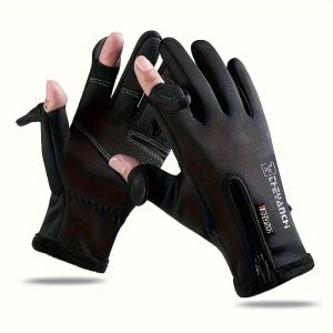 BYXAS 1 Pair Of Unisex Warm, Non-slip Touchscreen Winter Gloves, Padded Warm Cotton Waterproof, Non-slip, Windproof - For Outdoor Sports, Cycling, Skiing, Hiking